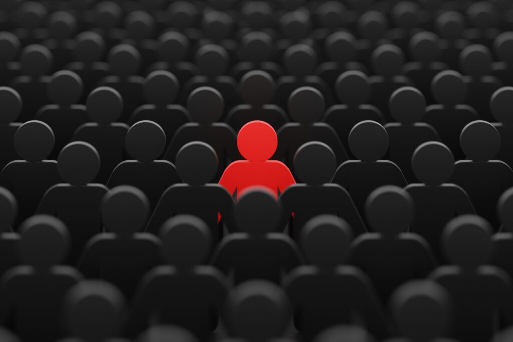 Aineamiento de las personas por los psicólogos