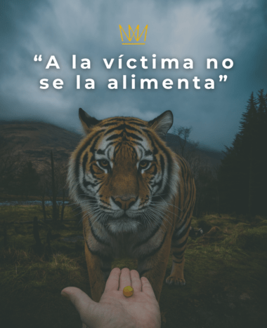 A la víctima no se la alimenta